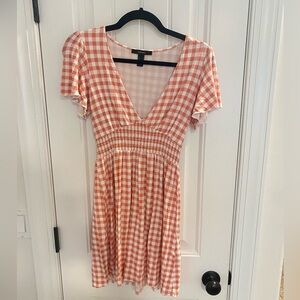 Orange Checkered Sundresz